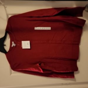 Croft&Barrow Red Sweater-sz 1X